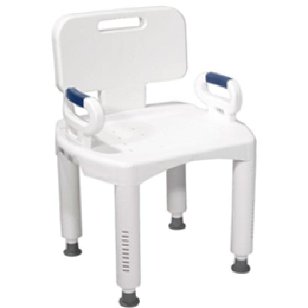 Image for product - Premium Series Bath Bench with Back and Arms