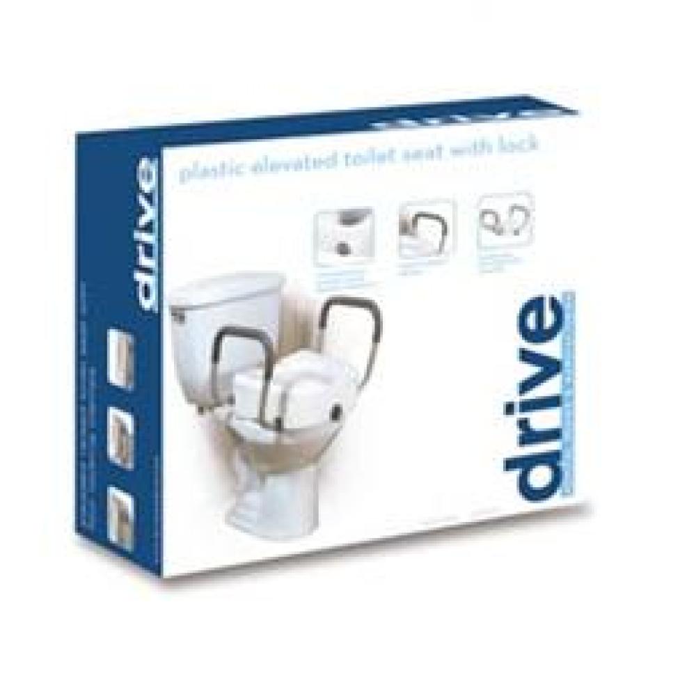 Image for product - 2 in 1 Locking Elevated Toilet Seat
