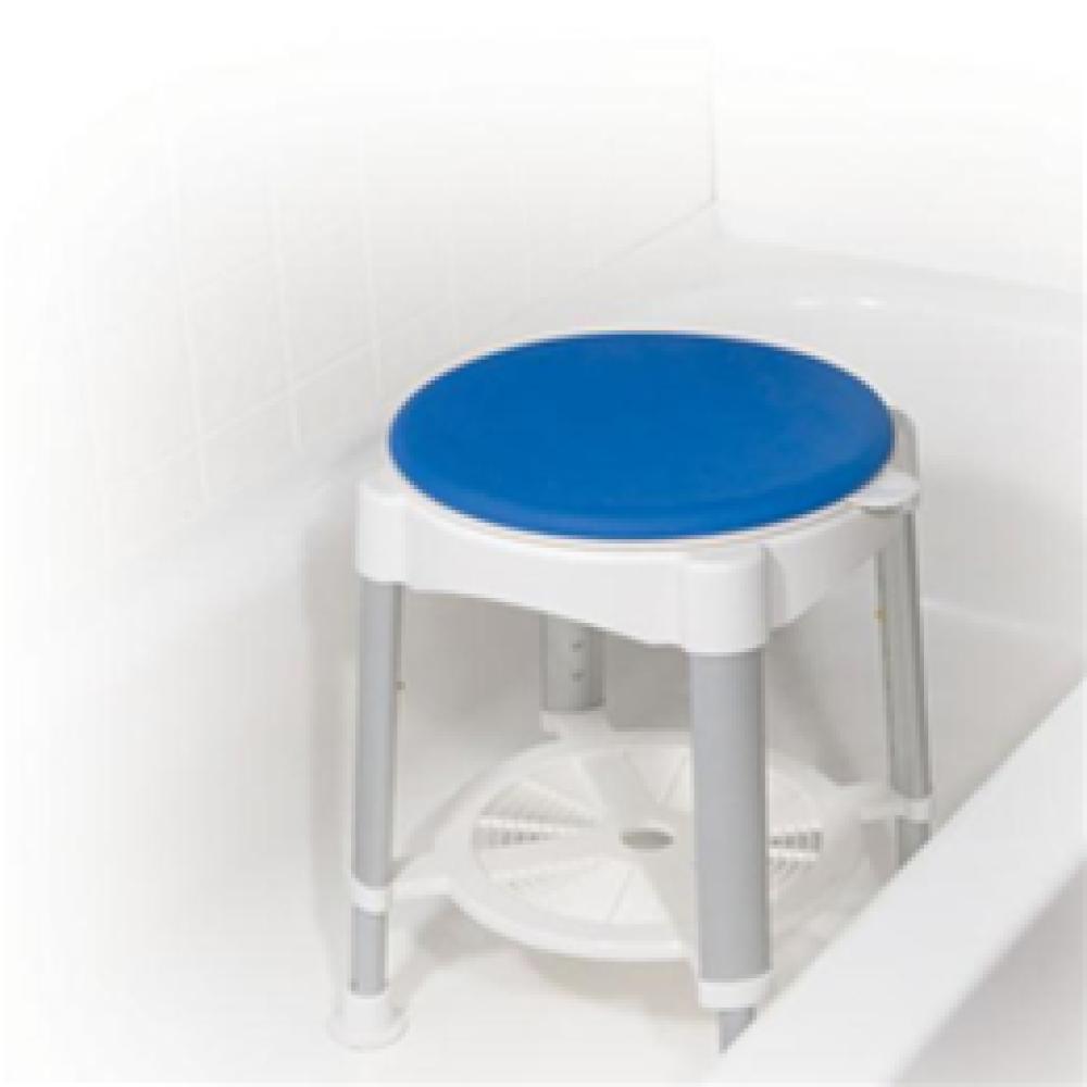 Image for product - BATH STOOL WITH PADDED ROTATING SEAT