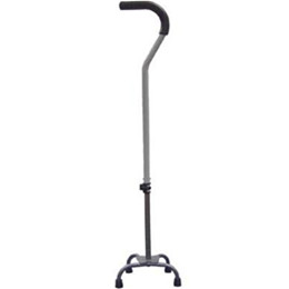 Image for product - Quad Cane, Small Base with Silver Vein Finish thumbnail