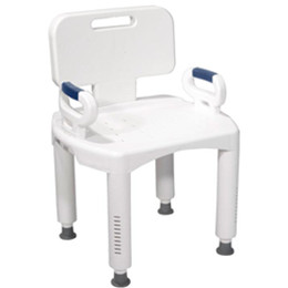 Image for product - Premium Series Bath Bench with Back and Arms thumbnail